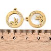 Ocean Theme 304 Stainless Steel & Natural Shell & Rhinestone Pendants SH-CBA72D5-01B-G-3