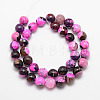 Natural Fire Crackle Agate Bead Strands G-K166-06F-10mm-01-3
