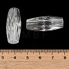 Transparent Acrylic European Beads TACR-G048-17-3