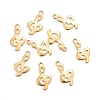 201 Stainless Steel Charms STAS-K217-28G-3