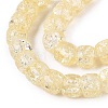 Crackle Transparent Glass Beads Strands GLAA-N069-03A-09-3