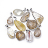 Natural Rutilated Quartz Pendants G-R443-13A-1