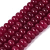 Natural White Jade Beads Strands G-Q613-01F-28-2