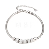 Polymer Clay Rhinestone Beaded Bracelets SA-D001-06P-3