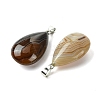 Natural Banded Agate Pendants GG-K002-09G-2