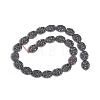 Electroplated Non-magnetic Synthetic Hematite Beads Strands G-I273-19-2