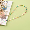 Handmade Polymer Clay Beaded Chains AJEW-JB00975-03-3