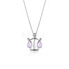 (Holiday Stock-Up Sale)Austrian Crystal Pendant Necklaces NJEW-BB34127-B-5