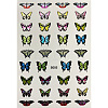 Laser Butterfly Nail Polish Foil Adhesive Decals MRMJ-T078-237E-1