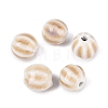 Vintage Porcelain Corrugated Beads LS-PORC-N013-11T-1