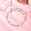 Natural Green Aventurine & Citrine Chip & Glass Seed Baeded Necklaces for Women NJEW-JN05603-01-1