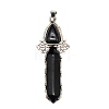 Natural Obsidian Pointed Big Pendants PW-WG9A7F3-07-1