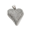 Rack Plating Brass Micro Pave Clear Cubic Zirconia Pendants KK-R158-12P-1