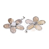Natural Agate Big Pendants G-Q494-25P-02-2