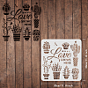 Plastic Reusable Drawing Painting Stencils Templates DIY-WH0172-461-2