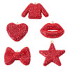 5Pcs 5 Styles Handmade Polymer Clay Pendants RB-BT0001-05E-2