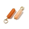 Natural Red Aventurine Pendants STAS-C120-01G-09-2