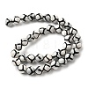 Tibetan Style Turtle Back Pattern dZi Beads Strands G-G036-10mm-4