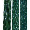 Electroplate Opaque Solid Color Glass Beads Strands EGLA-A044-P4mm-L09-2