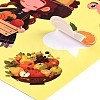 6Pcs Thanksgiving Day Cartoon Paper Self-Adhesive Picture Stickers STIC-C010-30-4