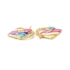 Rack Plating Brass Enamel Pendants X-KK-I689-12G-3