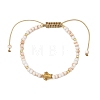 Glass Seed Beads Braided Bead Bracelets BJEW-JB13836-3