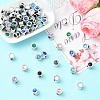 Alloy Acrylic European Beads FIND-YWC0011-04A-5