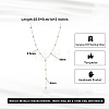 925 Sterling Silver & Synthetic Turquoise Round Ball Tassel Y Necklaces for Women SE-CBA9BBC-18G-5