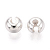 925 Sterling Silver Crimp Beads Covers STER-T008-37S-01-3