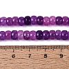 Ombre Effect Dyed Glass Beads Strands X-GLAA-Q106-05A-A13-4