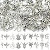45Pcs 9 Styles Tibetan Style Alloy Pendants FIND-YW0012-17-1
