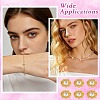 6Pcs Brass Moonstone Multi-Strand Links FIND-YW0013-20-6