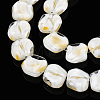 Handmade Milleflori Glass Beads Strands X-LAMP-M018-01A-09-3