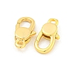 Brass Lobster Claw Clasps KK-K382-05G-2