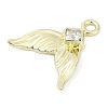 Golden Alloy Pendants PALLOY-R151-50G-02-2