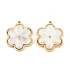 Natural White Shell Pendants STAS-C158-07E-G-1