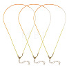 10Pcs Cotton & Metallic Cord Necklace Making NJEW-TAC0055-1