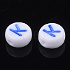 Initial Acrylic Beads X-OACR-E001-20K-2