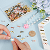 200Pcs 5 Style Alloy Glue-on Flat Pad Bails FIND-SP0001-81-3