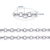 304 Stainless Steel Cable Chains CHS-P007-27P-03-3