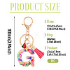 Fruit Series Letter Resin Keychains KEYC-TAC0033-02G-3