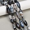 Natural Agate Beads Strands G-NH0052-A01-1