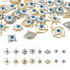 32Pcs 16 Style Alloy Enamel Pendants ENAM-TA0001-35-11