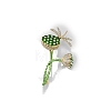 Exquisite Seedpod of the Lotus Alloy Brooch PW-WGB4D88-01-3