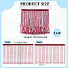1 Yard Glass Beaded Tassel Ribbon DIY-FG0010-38D-2