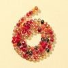 5 Strands 5 Colors Electroplate Glass Beads Strands EGLA-FS0001-31-3