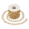 Decorative Chain Aluminium Twisted Chains Curb Chains CHA-TA0001-07G-8