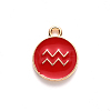 Alloy Enamel Pendants ENAM-SZ0001-28B-J-4