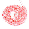 Baking Paint Glass Beads Strands DGLA-N015-6mm-03-2