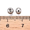 Tarnish Resistant 201 Stainless Steel Beads STAS-R033-5mm-3